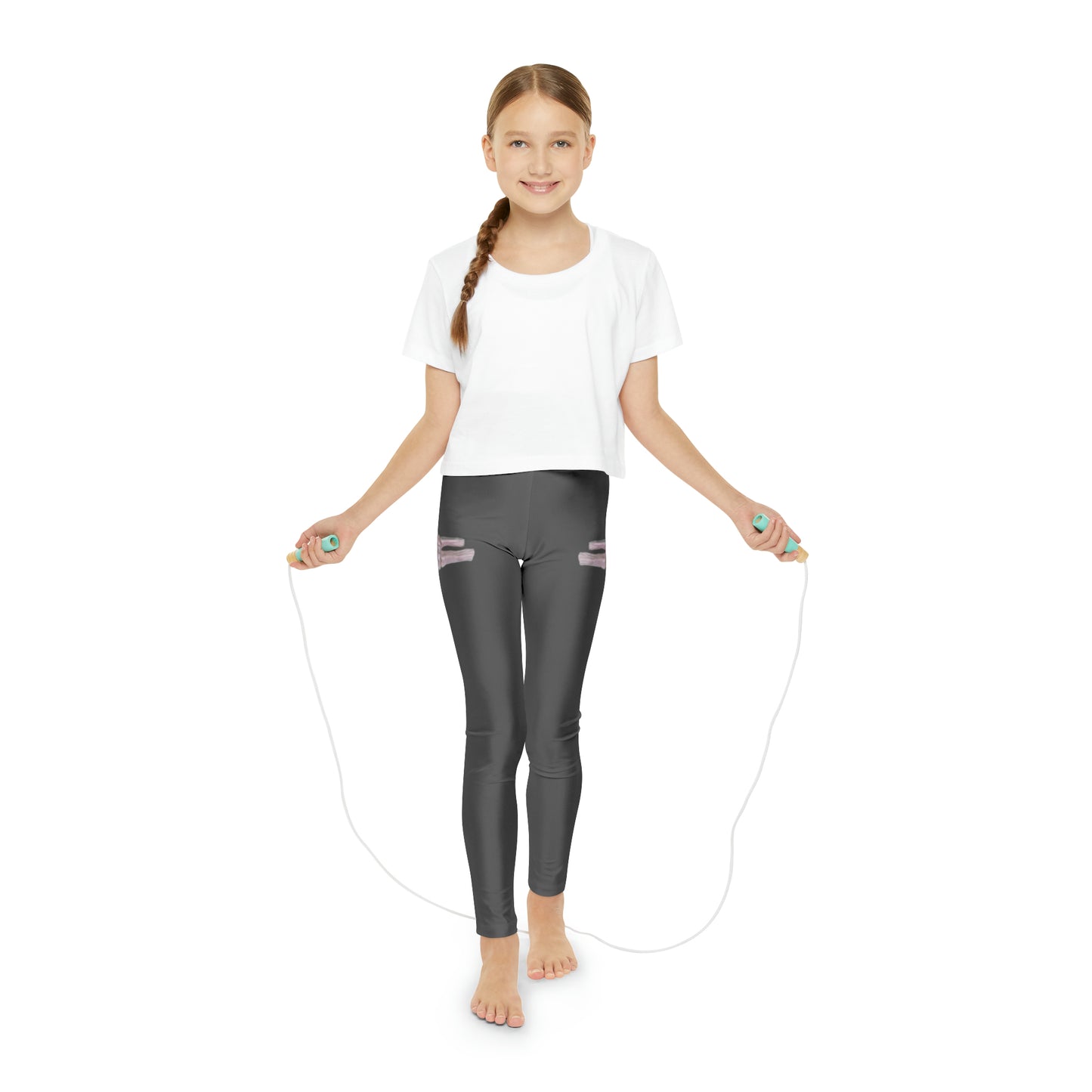 Girl's Skeleton Hands Full-Length Leggings (AOP)