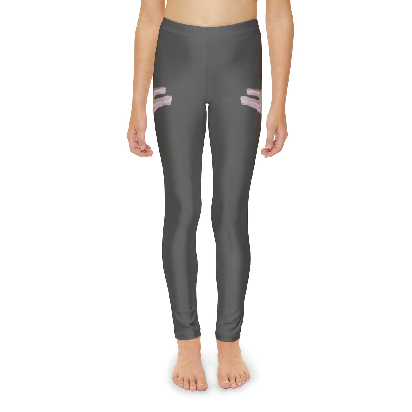 Girl's Skeleton Hands Full-Length Leggings (AOP)