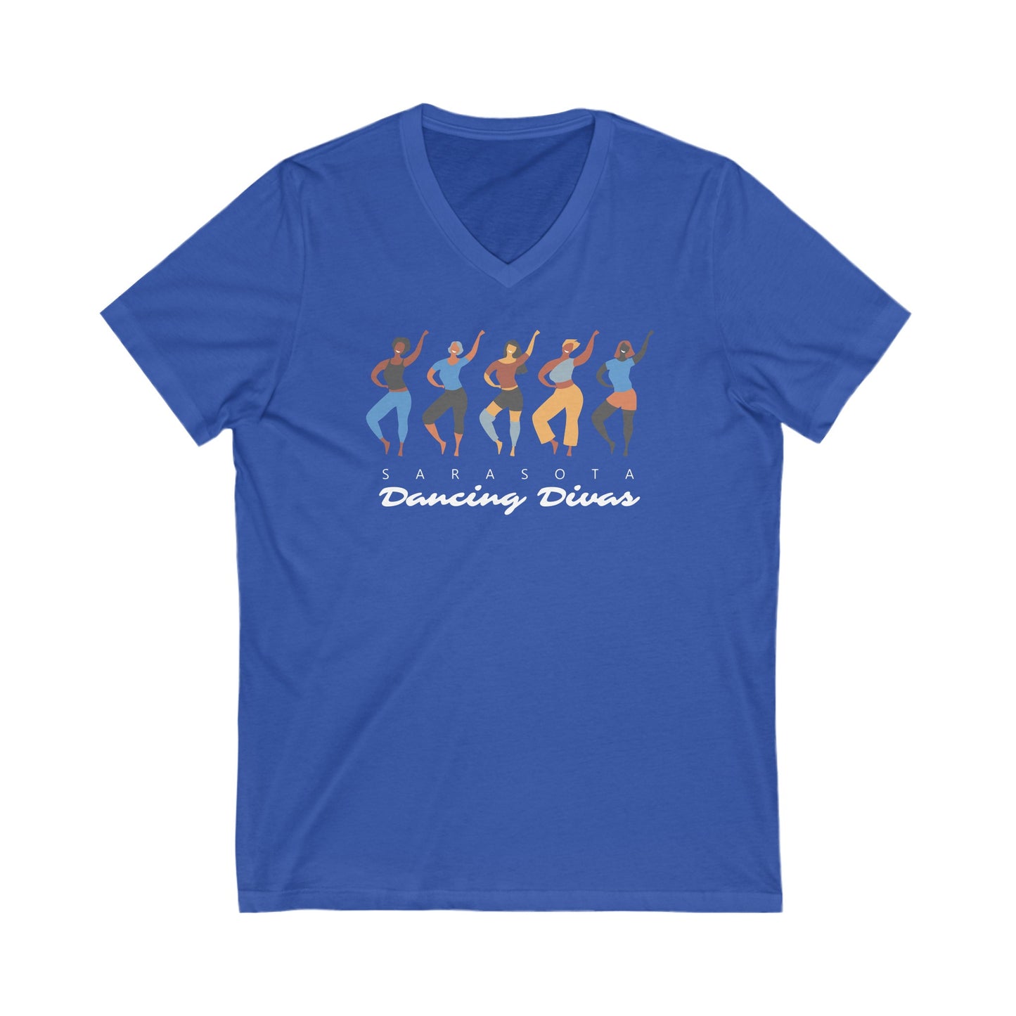 Sarasota Dancing Divas Hip Hop - V-Neck Short Sleeve Shirt