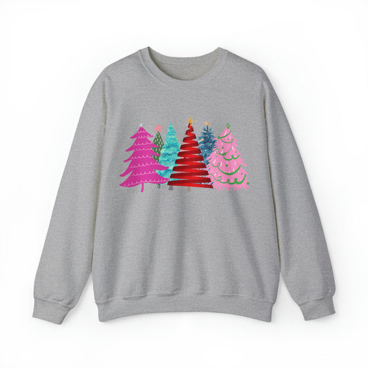 Colorful Christmas Tree Sweatshirt