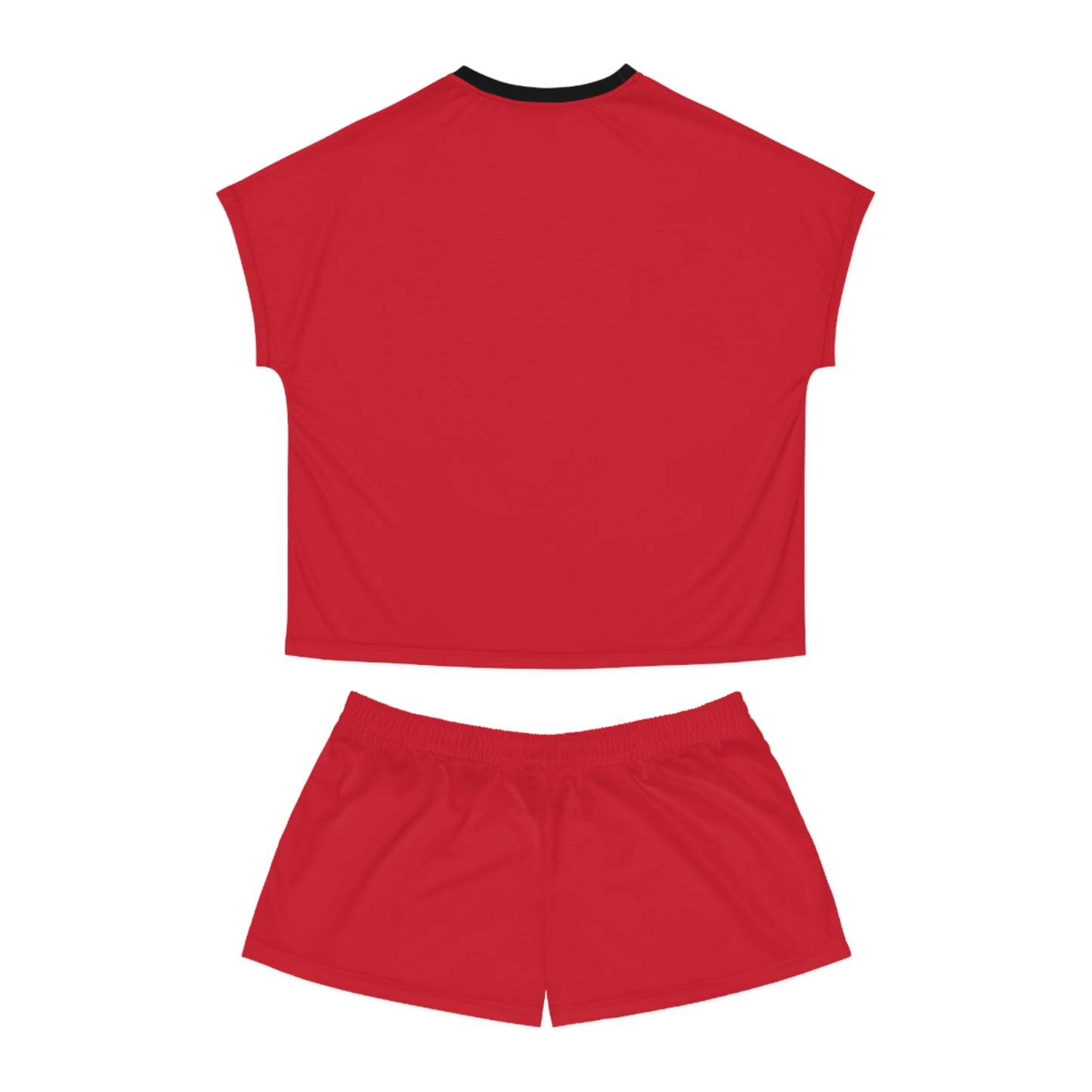 Personalized Silky Bride/Bridesmaids Short Pajamas - Red