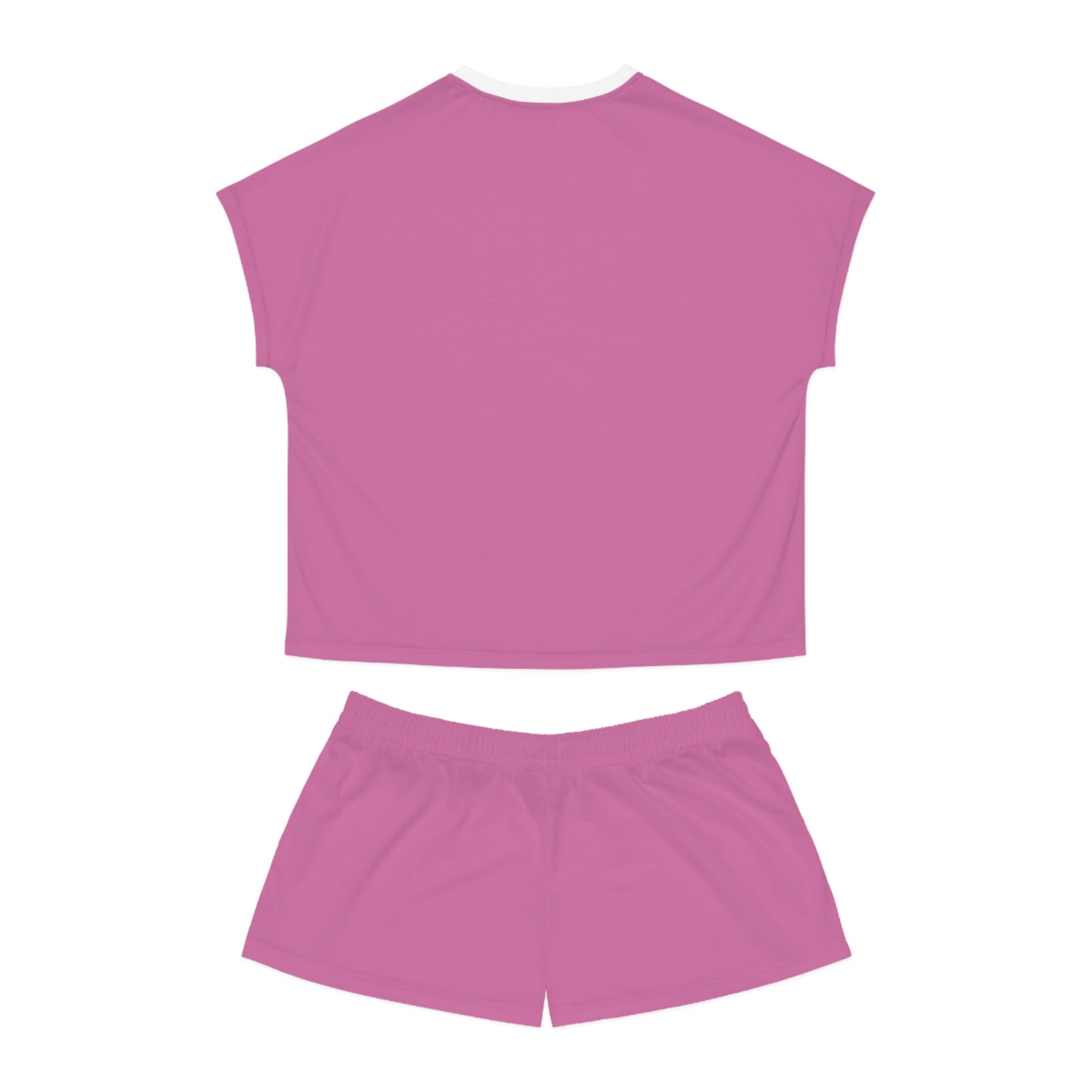 Personalized Silky Bride/Bridesmaids Short Pajamas - Light Pink