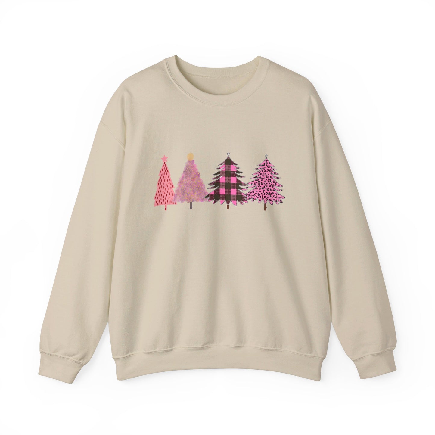 Pink Christmas Trees Sweatshirt