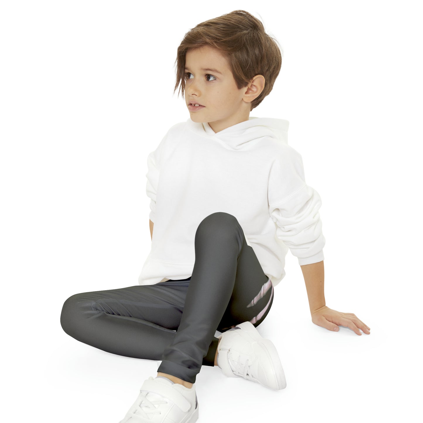 Girl's Skeleton Hands Full-Length Leggings (AOP)