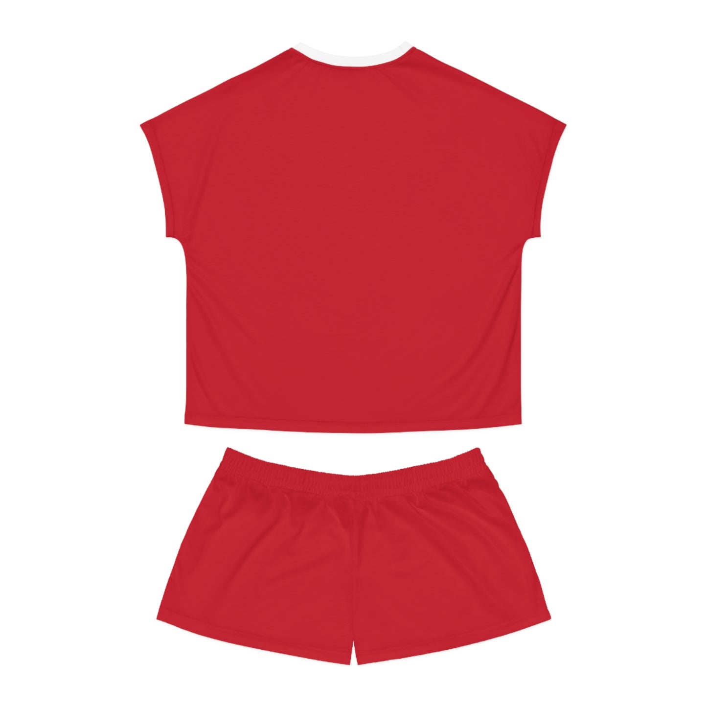 Personalized Silky Bride/Bridesmaids Short Pajamas - Red