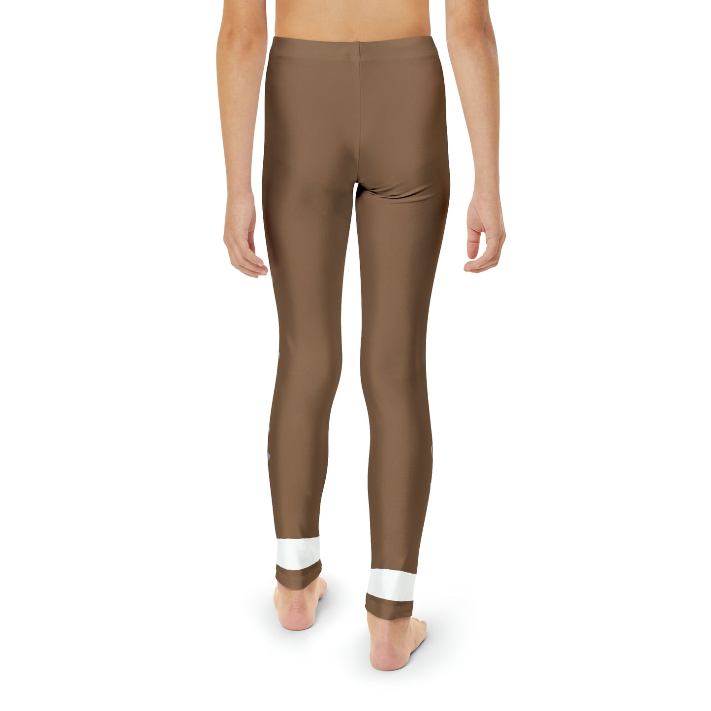 Girl's Football Themed Full-Length Leggings