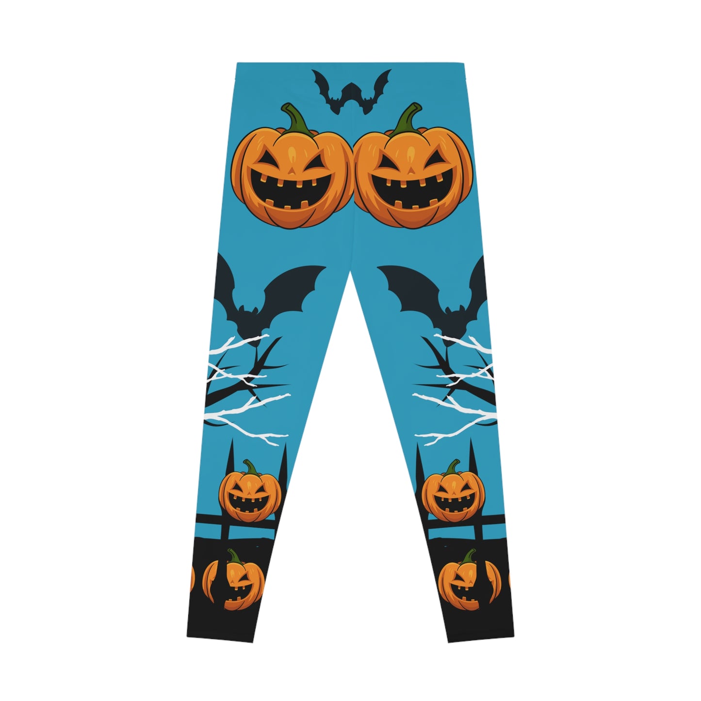 Jack O' Lanterrn Stretchy Leggings (AOP)