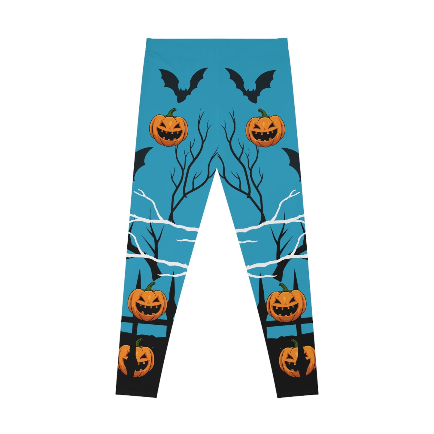 Jack O' Lanterrn Stretchy Leggings (AOP)