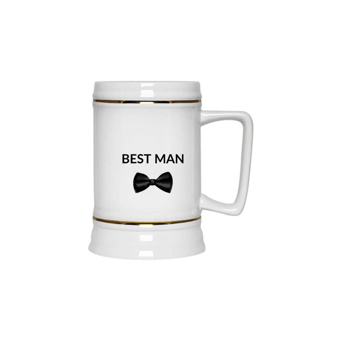 Personalized Best Man Beer Stein 22oz. 22217