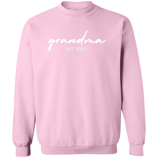 Personalized Grandma Est Sweatshirt