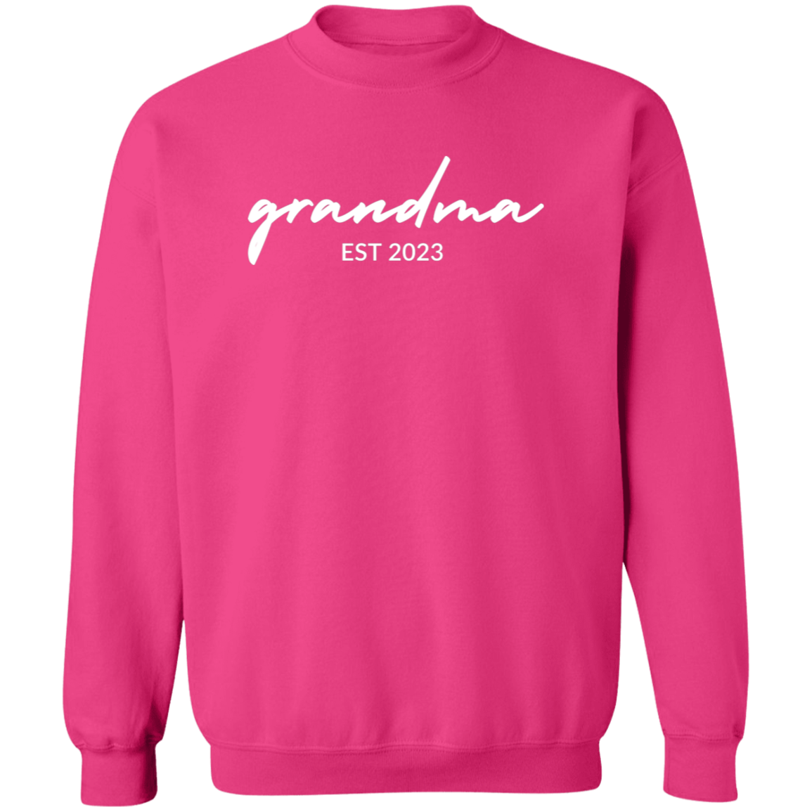 Personalized Grandma Est Sweatshirt