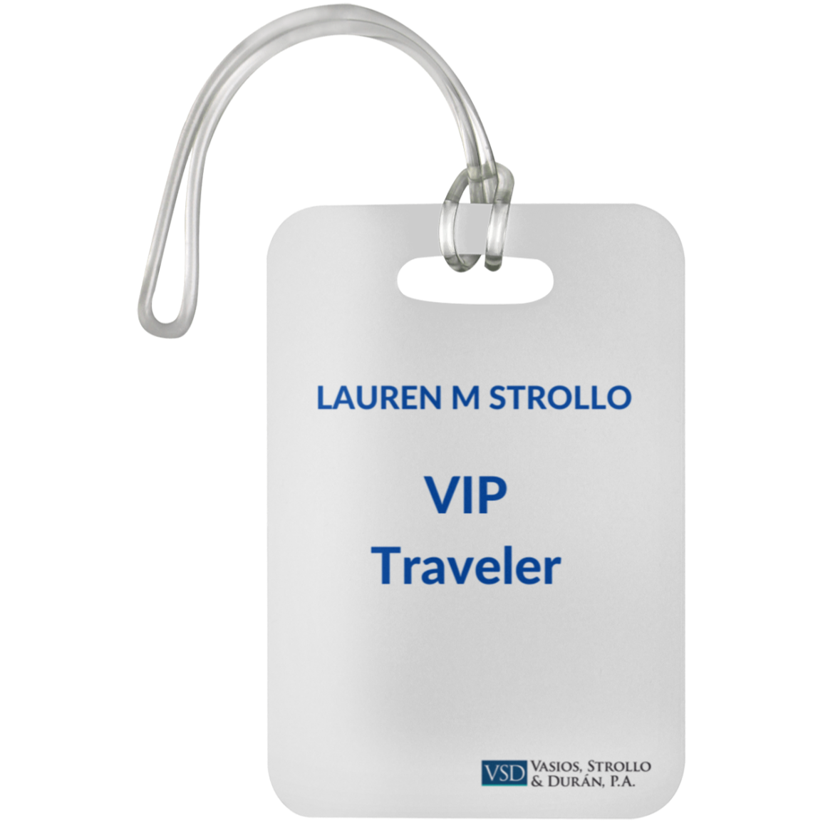 Lauren's Luggage Bag Tag UN5503 Sample