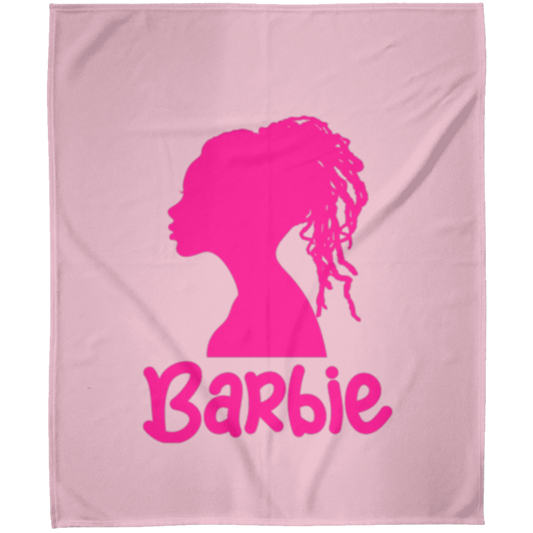 Black Barbie Arctic Fleece Blanket 50x60 FLM