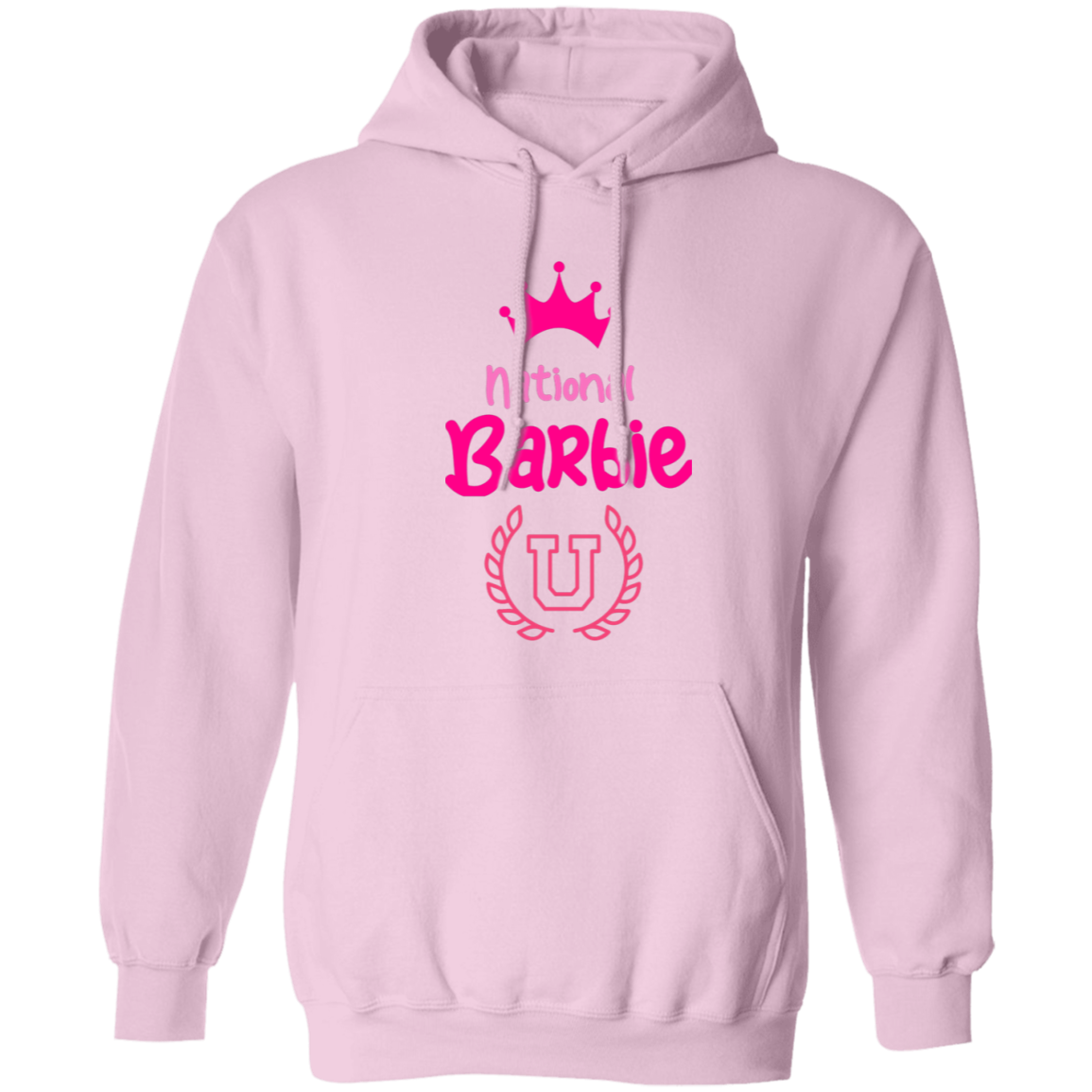National Barbie U Pullover Hoodie 8 oz (Closeout) Z66x