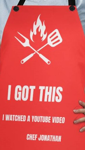 Personalized I Got This Grilling Apron - Red
