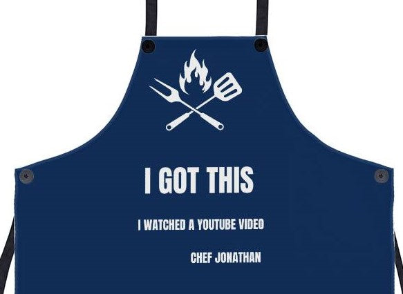 Personalized I Got This Grilling Apron - Navy