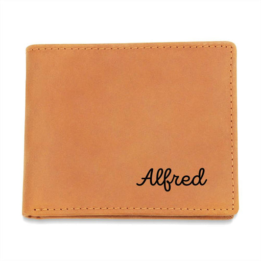 Personalized Leather Men's Wallet