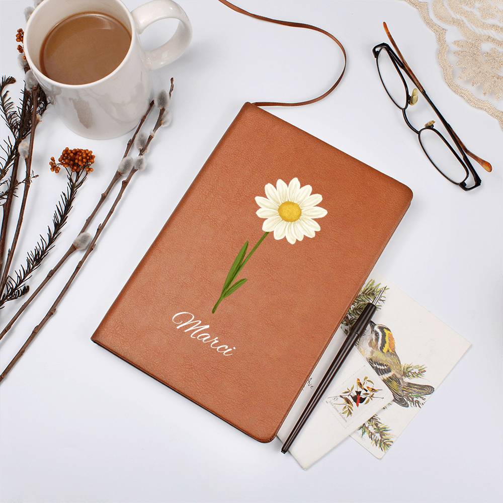 Birth Month Flower Journal For Giveaway