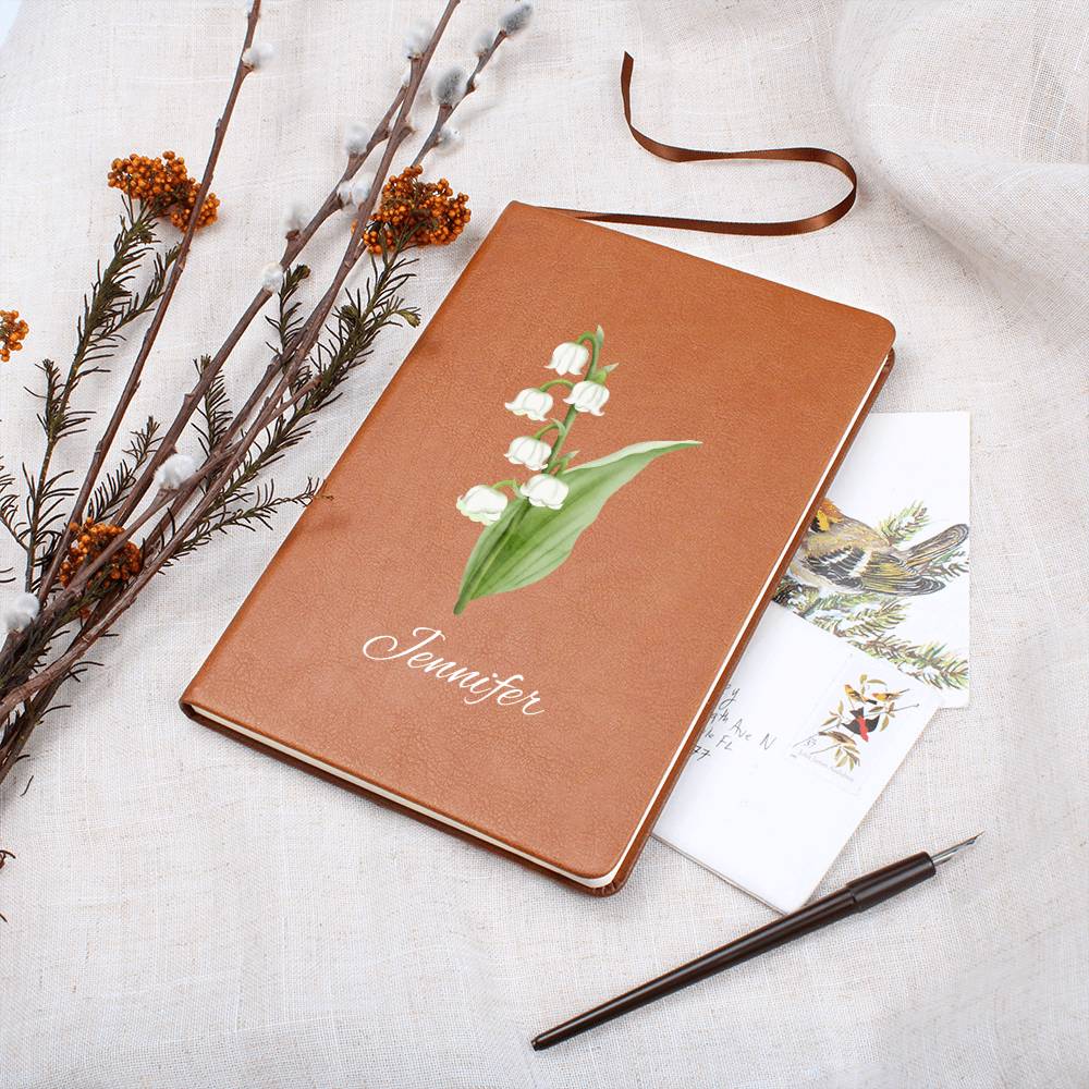 May - Personalized Custom Birth Month Flower Journal
