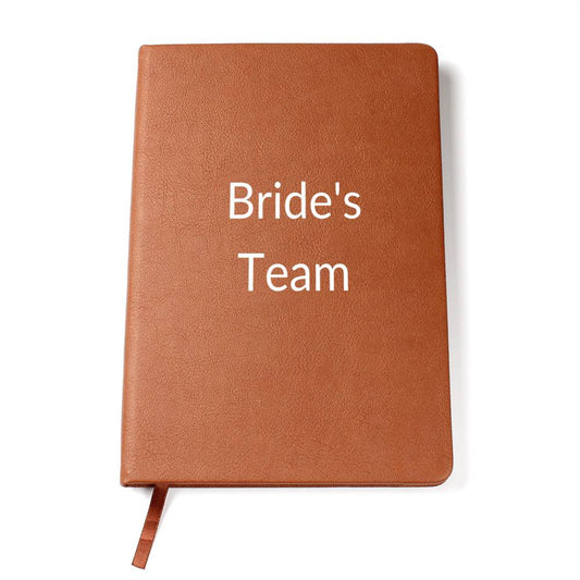Bride's Team - White Lettering Journal