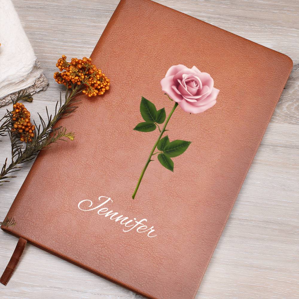Personalized Custom Birth Month Flower Journal - June