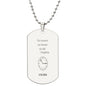 Personalized The Moment You Became My Dad - Engraved Dog Tag Necklace
