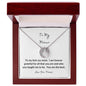 Kick Ass Mom Horseshoe - White gold Pendant