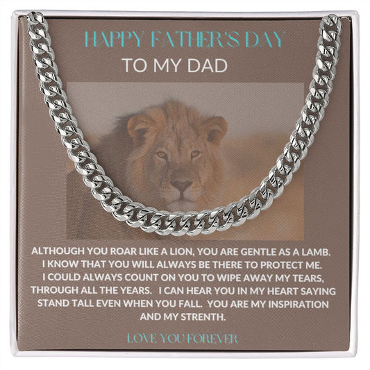 Cuban Links Chain For Dad For Father's Day