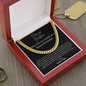 Promise Necklace Black Card - Cuban Links Chain Necklace