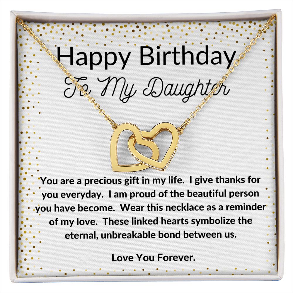 Interlocking Hearts for Birthday
