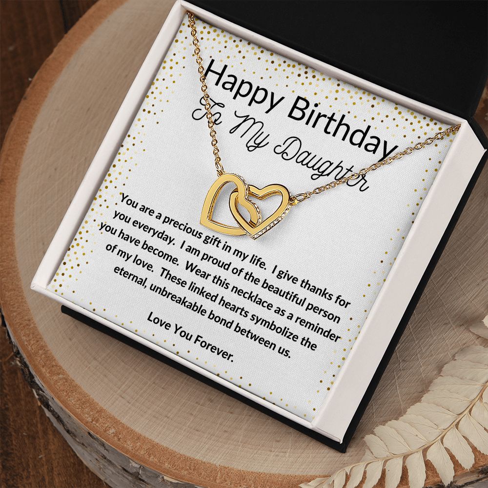 Interlocking Hearts for Birthday