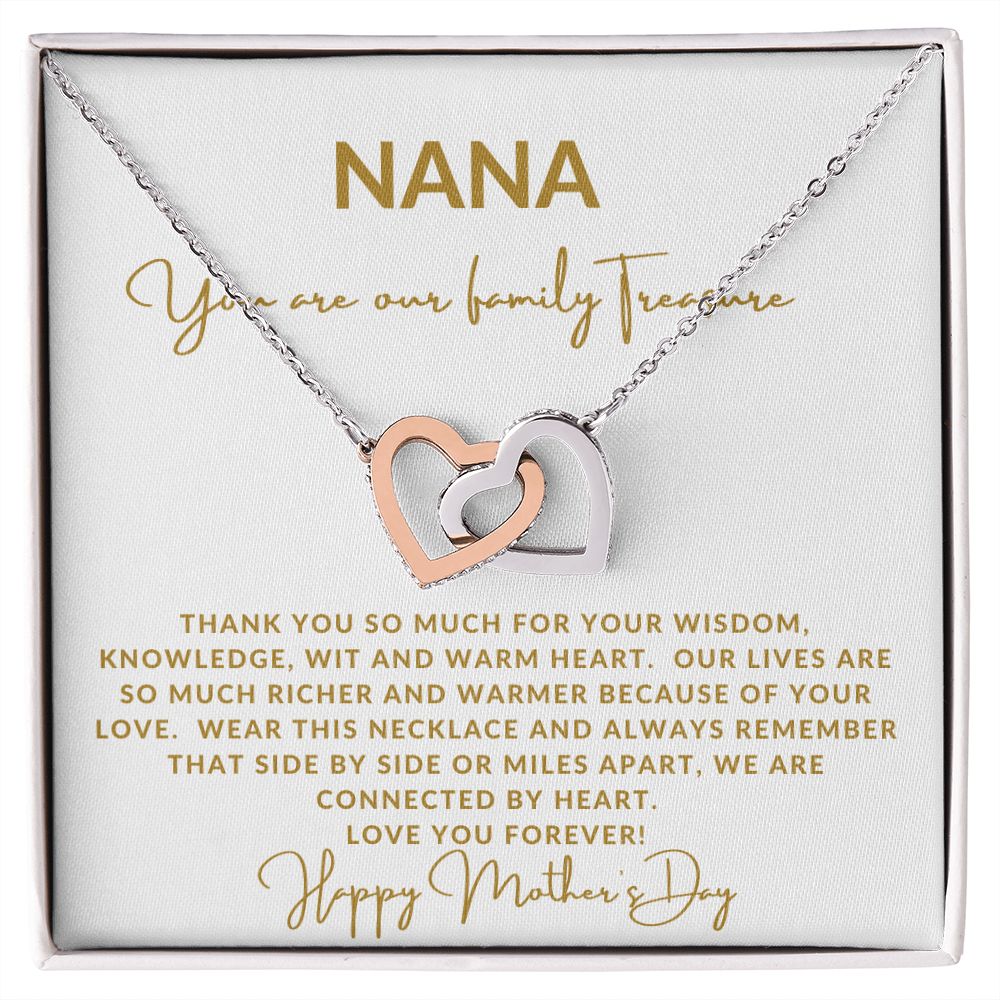 Interlocking Hearts for Nana