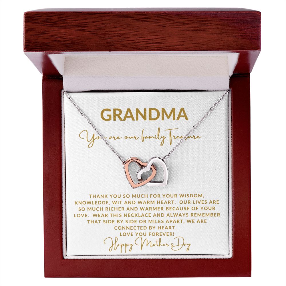 Interlocking Hearts for Grandma