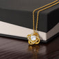 Gold Love Knot Necklace