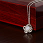 Gold Love Knot Necklace