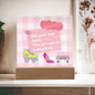Fantasy Doll Acrylic Plaque Night Light