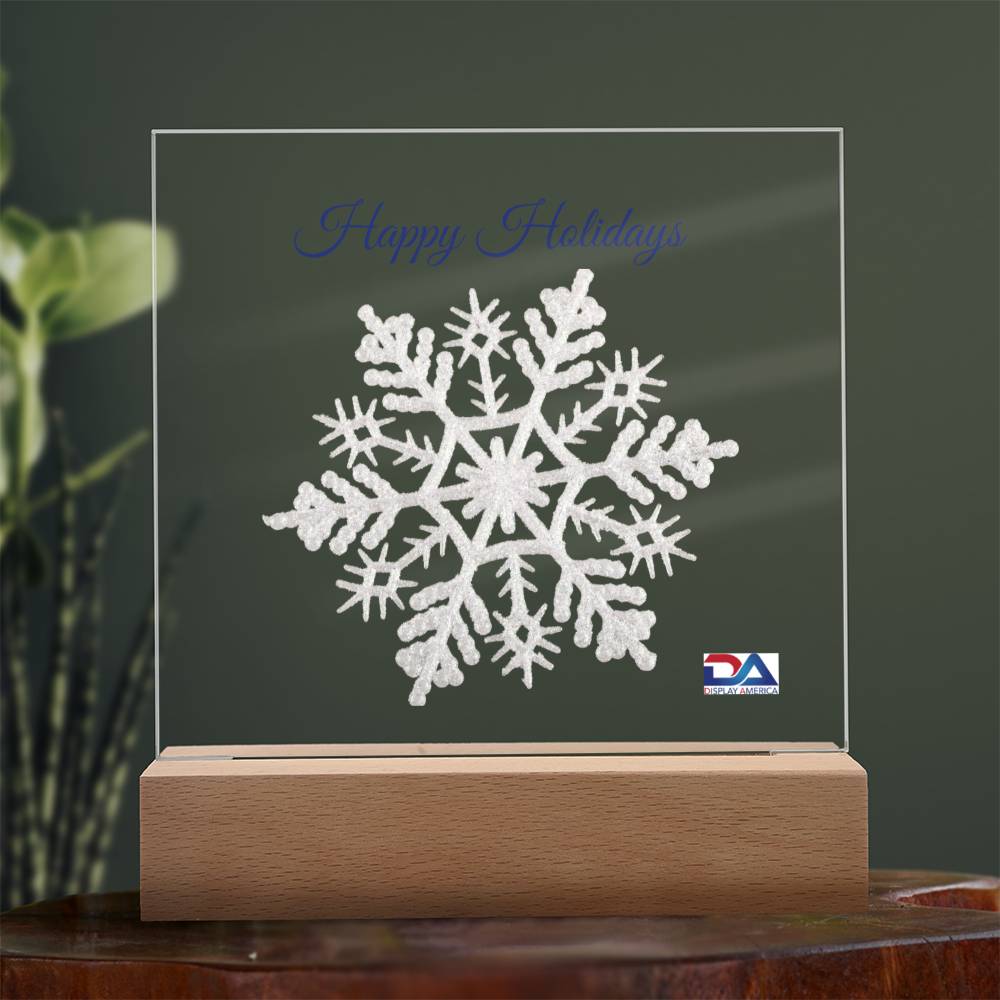 Display America Sample Happy Holidays Lite Plaque