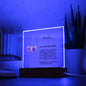 Personalized Little Ballerina Dancer Acrylic Plaque Night Light