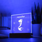 Personalized Mermaid Night Light Plaque