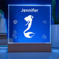 Personalized Mermaid Night Light Plaque