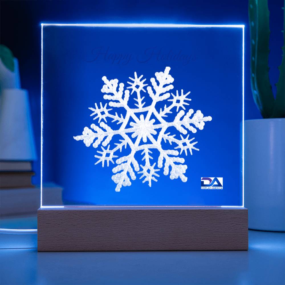 Display America Sample Happy Holidays Lite Plaque