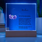 Personalized Little Ballerina Dancer Acrylic Plaque Night Light