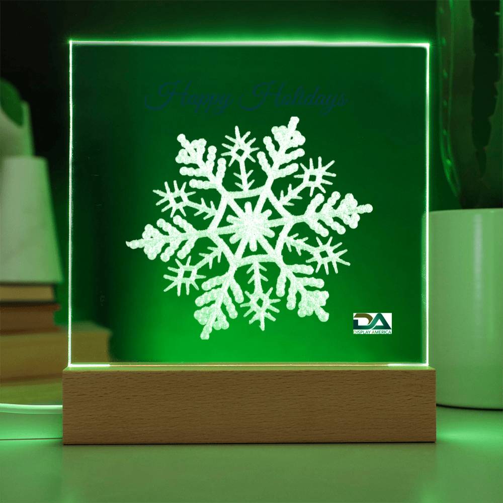 Display America Sample Happy Holidays Lite Plaque