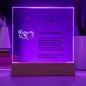 Personalized Little Ballerina Dancer Acrylic Plaque Night Light
