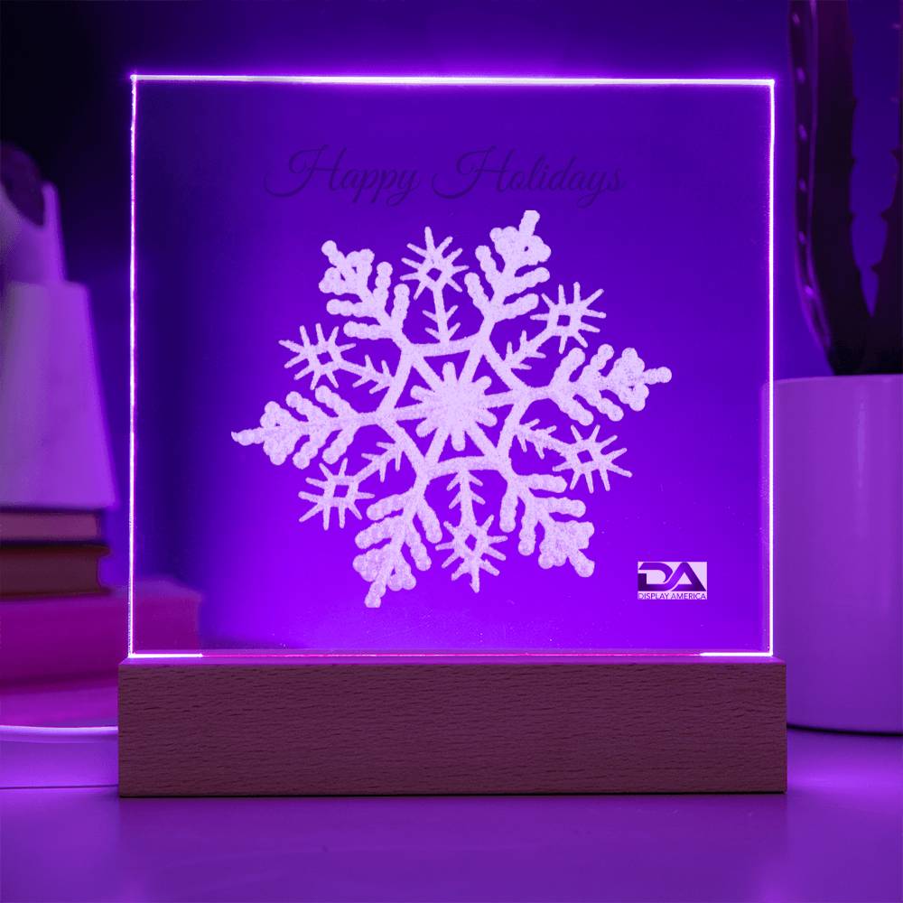 Display America Sample Happy Holidays Lite Plaque