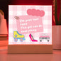 Fantasy Doll Acrylic Plaque Night Light