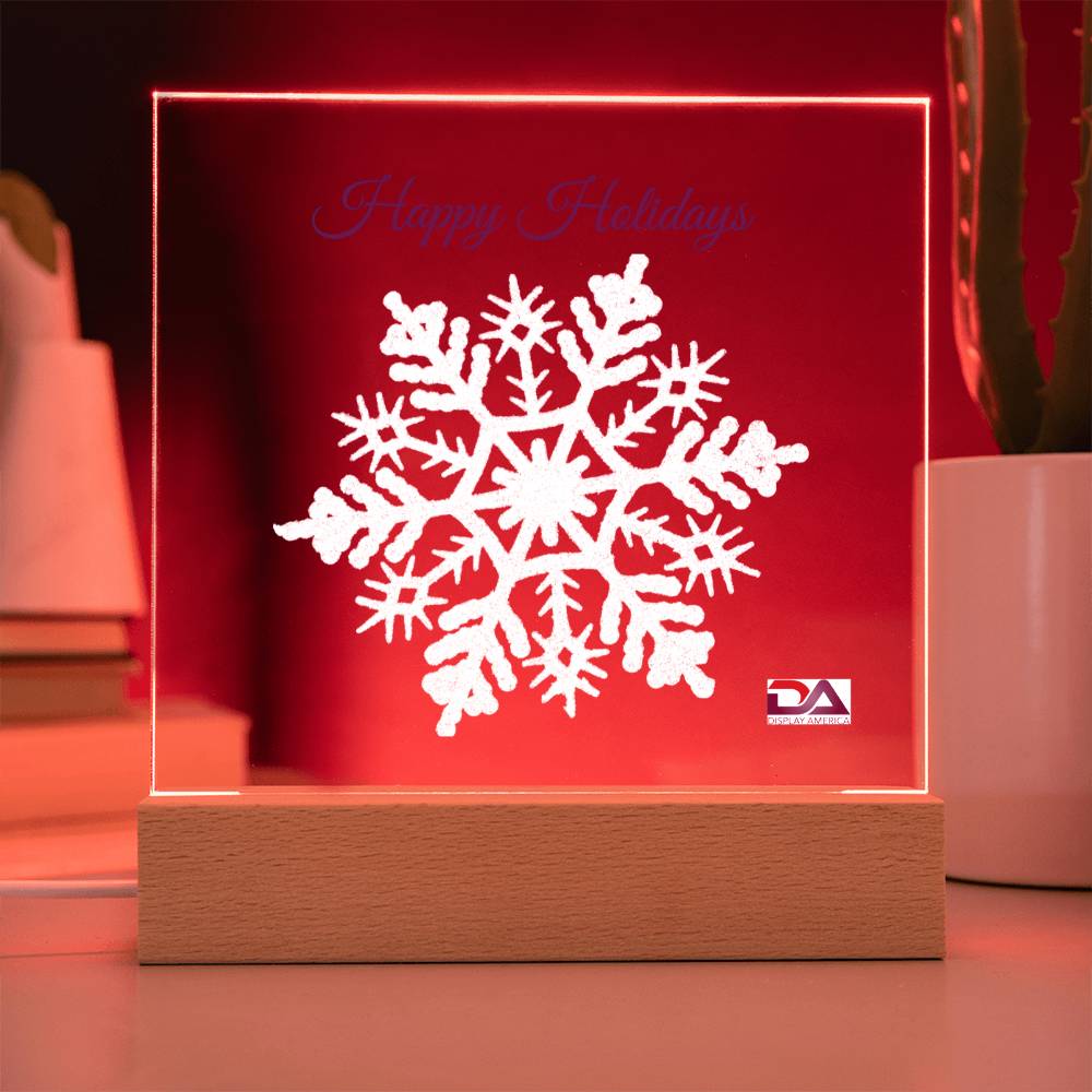 Display America Sample Happy Holidays Lite Plaque