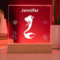 Personalized Mermaid Night Light Plaque
