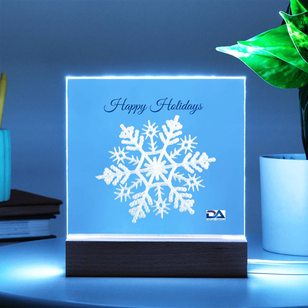 Display America Sample Happy Holidays Lite Plaque