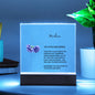 Personalized Little Ballerina Dancer Acrylic Plaque Night Light
